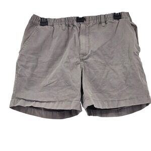 Chubbies Originals Shorts Mens Med Gray Cotton Blend Stretch Waist 5.5 Inseam
